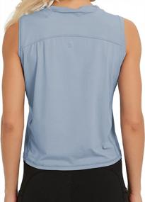 img 3 attached to Women'S Sleeveless Workout Tank Tops For Yoga, Running, And Gym - Crop Style