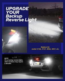 img 2 attached to Enhance Your Vehicle'S Lighting With AUTOONE 3157 LED Bulb - Bright Reverse, Turn And Tail Lights - Halogen Replacement - Pack Of 2