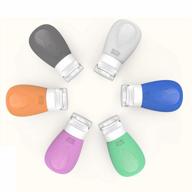travel in style with the cosytime 3 oz bpa-free travel bottles: tsa approved and conveniently refillable логотип