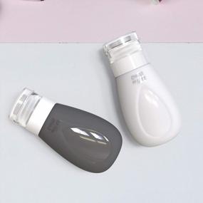 img 1 attached to Travel In Style With The Cosytime 3 Oz BPA-Free Travel Bottles: TSA Approved And Conveniently Refillable
