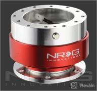 🔴 silver/red nrg innovations (srk-100r) quick release steering wheel hubs логотип