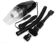 🚗 high power car handheld vacuum: 4000 pa suction, wet & dry, portable cleaner, 12v 120w - auto vac (black) logo