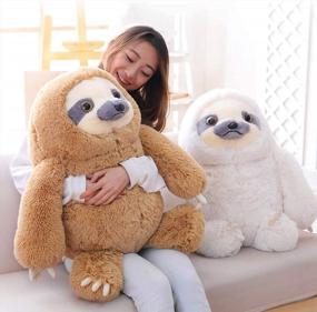 img 3 attached to Winsterch'S 27.5 Inch Giant Sloth Teddy Bear: Perfect Gift For Kids, Birthdays, And Valentine'S Day