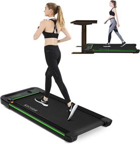 img 4 attached to Kicode Portable Electric Under Desk Treadmill With Bluetooth Speaker, Remote Control And LED Display - Walking Jogging Machine For Home Office Use
