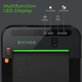 img 2 attached to Kicode Portable Electric Under Desk Treadmill With Bluetooth Speaker, Remote Control And LED Display - Walking Jogging Machine For Home Office Use