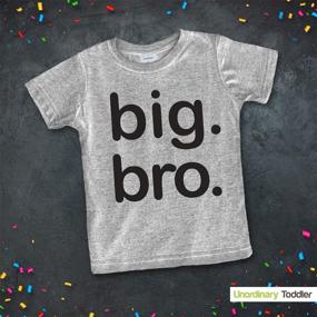 img 3 attached to 👕 Charcoal Toddler Boys' Clothing: Brother Shirt Announcement in Tops, Tees, & Shirts