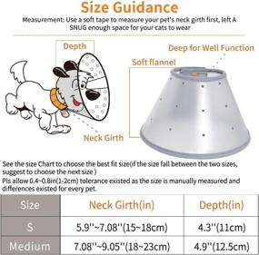 img 3 attached to Soft-Rim Comfy Plastic Cat Elizabeth Cone Collar - Ideal for Post-Surgery Recovery and Wound Healing