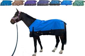 img 4 attached to 🐴 Ultimate Protection: 1200Denier Waterproof and Breathable Horse Sheet - TGW RIDING Horse Blanket Standard Neck Lite Turnout Sheet