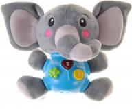 entertain and delight your little one with powertrc's plush elephant musical toy for infants aged 6-12 months logo