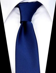 img 2 attached to 👔 Upgrade Your Style with ZENXUS Skinny Neckties 5 Pack ST526: Perfect Men's Accessories at Ties, Cummerbunds & Pocket Squares