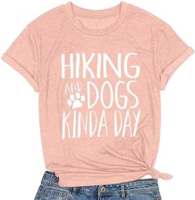 img 4 attached to Hiking Graphic Summer Casual Sleeve Dogs ~ Apparel & Accessories