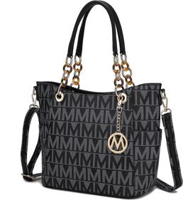 img 4 attached to 👜 Stylish and Versatile MKF Crossbody Removable Top Handle Satchel Tote- A Must-Have for Women's Handbags & Wallets