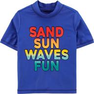 kosh boys rashguard blue sand boys' clothing in swim logo