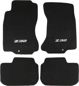 img 4 attached to 🚗 1990-1996 Nissan 300ZX Z32 Floor Mat - Front & Rear 4PC Car Carpets by IKON MOTORSPORTS