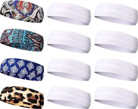 img 4 attached to 🔥 Vibrant Sublimation Headbands: Transfer Gorgeous Patterns to Hairbands!