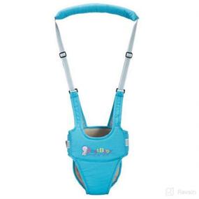 img 2 attached to 👶 OLizee® Breathable Handheld Baby Child Harnesses Learning Assistant Toddler Walking Helper – Kid Safe Walking Protective Belt in Blue