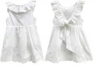 stylish and comfortable abalacoco cotton backless princess dress for girls logo