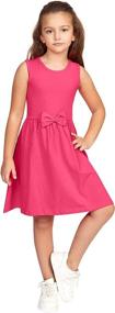 img 3 attached to Ultimate Comfort: CAOMP Sleeveless Organic Spandex Tagless Girls' Clothing for Stylish Dresses