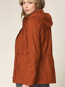 img 1 attached to WJC643 Womens Color Parka Jacket Women's Clothing via Coats, Jackets & Vests