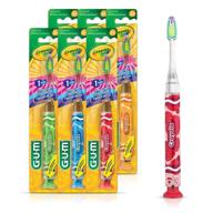 gum crayola toothbrush collection in assorted colors logo