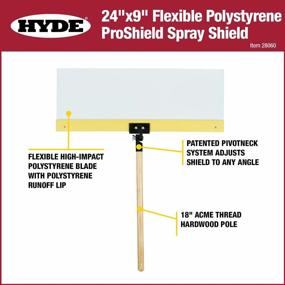 img 1 attached to Protect Your Surfaces With HYDE 28060 Paint Shield - 24X9 Inches