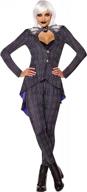 jack skellington costume for adults from spirit halloween, inspired by the nightmare before christmas logo