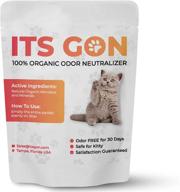 🐈 it’s gon organic cat litter deodorizer: long-lasting solution for non-clumping litter - 3 pack logo