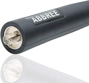 img 2 attached to 📡 ABBREE Dual Band VHF/UHF High Gain Soft Whip Antenna Baofeng UV-5R Antenna Long Range for Baofeng UV-5R UV-82 BF-F8HP Two Way Radio (15.35in), SMA-Female.