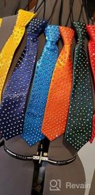 img 5 attached to 👔 Premium 12-Piece Set: Boys Clip-On Neckties - Pre-Tied, Solid Color Neckties with Elastic Neck Strap for Formal Events, Weddings, Graduation & School Uniforms