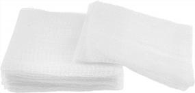 img 3 attached to Dealmed Gauze Sponges - 200 Count, 12-Ply, 4" X 4" Woven Gauze Pads, Absorbent Non-Sterile Gauze Sponges, Wound Care Product For First Aid Kit And Medical Facilities