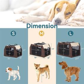 img 1 attached to 🐾 Petsfit Portable Soft Collapsible Dog Crate: Ideal Travel Kennel for Pets - Indoor and Outdoor Use"