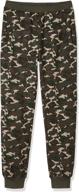 kid nation solid french jogger boys' clothing : pants logo