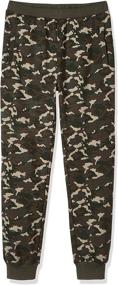 img 1 attached to Kid Nation Solid French Jogger Boys' Clothing : Pants