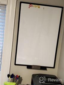 img 5 attached to JILoffice Large Magnetic White Board, Dry Erase Board 60 X 40 Inch, Black Aluminum Frame Wall Mounted Board For Office Home And School