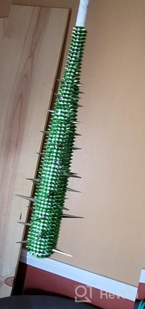 img 1 attached to AEAOA 1 Yard Silver Sew Stitch On Pointed Spike Stud Cone Flatback Punk Rock Trim Mesh Bead Craft: Enhance Your DIY Projects with Edgy Silver Studs! review by Alvin Bonifacio