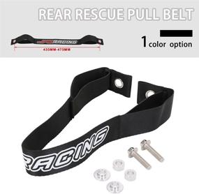 img 2 attached to JFG RACING Rear Adjustable Rescue Strap: Ultimate Tugger 🔗 Pulling Rope for XCF XCFW EXC EXCF XCW SMR SXF