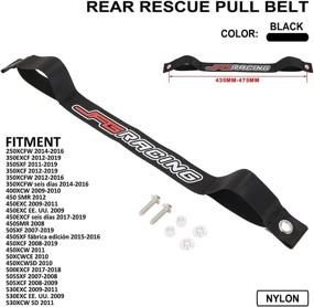 img 3 attached to JFG RACING Rear Adjustable Rescue Strap: Ultimate Tugger 🔗 Pulling Rope for XCF XCFW EXC EXCF XCW SMR SXF