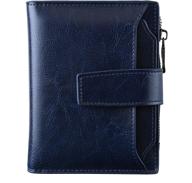 womens blocking leather compact bifold women's handbags & wallets : wallets logo