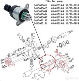 img 3 attached to 🔧 Fuel Injection Pump Pressure Regulator for Dodge Ram 2500/3500 Cummins 5.9L Turbo Diesel 2003-2007