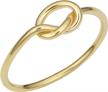 kooljewelry 14k gold love knot ring (yellow gold, white gold or rose gold) logo