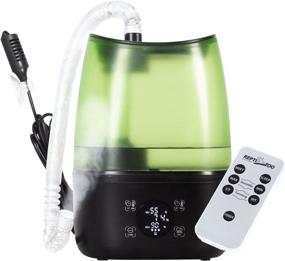img 4 attached to 🦎 REPTI ZOO Reptile Automatic Fogger - 2 in 1 Digital Timing & Hygrostat Humidifier with Remote Control and Large Tank - Ideal for Bearded Dragon, Lizard, Gecko, Snake, and Tortoise Terrariums