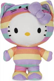 img 4 attached to GUND Sanrio Hello Kitty Rainbow Outfit Плюшевая мягкая игрушка, 9,5