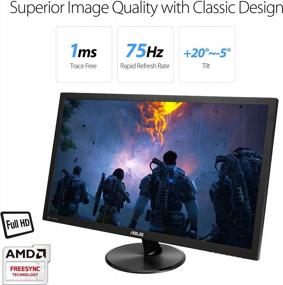 img 3 attached to 🔵 High-Resolution Asus 27IN 1920X1080 1MS VP278QG 75Hz Monitor with Blue Light Filter, Flicker-Free Technology, and Built-In Speakers