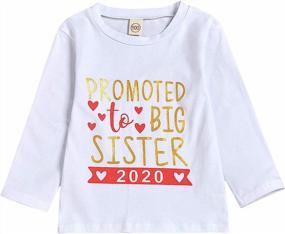 img 4 attached to LYSMuch Toddler T Shirt Promoted Letters Apparel & Accessories Baby Girls good in Clothing