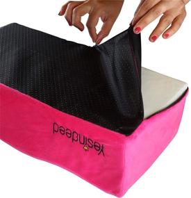 img 2 attached to YESINDEED The Original Brazilian Butt Lift Pillow – Dr. Approved For Post Surgery Recovery Seat – BBL Foam Pillow + Cover Bag Firm Support Cushion Butt Support Technology - Pink
