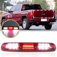 🚦 улучшенный (красный) led-стоп-сигнал третьего тормоза для автомобилей chevrolet silverado gmc sierra 2007-2013 - улучшенная высокоуровневая стоп-сигнал и задняя лампа грузового отсека логотип