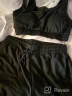 img 1 attached to 2-Piece Women'S Tracksuit Set With Bra Top And Sweatpants By Fixmatti review by Scott Wallace