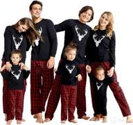 iffei matching pajamas christmas loungewear apparel & accessories baby boys , clothing logo