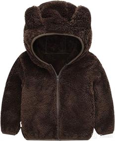 img 4 attached to AIWUHE Toddler Hooded Sweater Clothes Apparel & Accessories Baby Boys best in Clothing