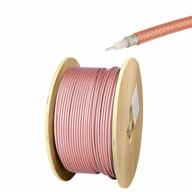 high-performance 50ft rg142 coaxial cable with double shielding for aircraft comm and ham radio antennas logo